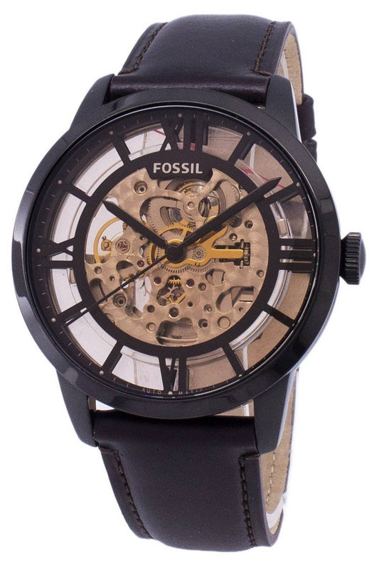 Fossil Townsman Automatic Skeleton Dial ME3098 Mens Watch