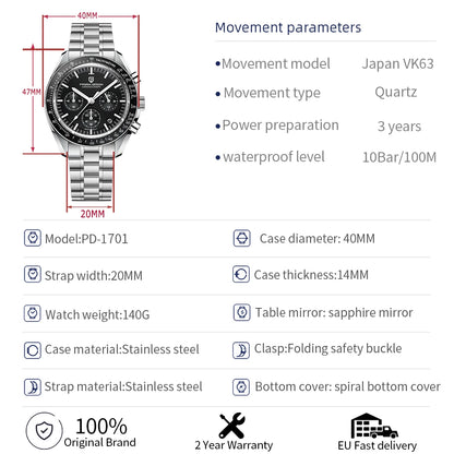 PAGANI Lunar Speed Watch