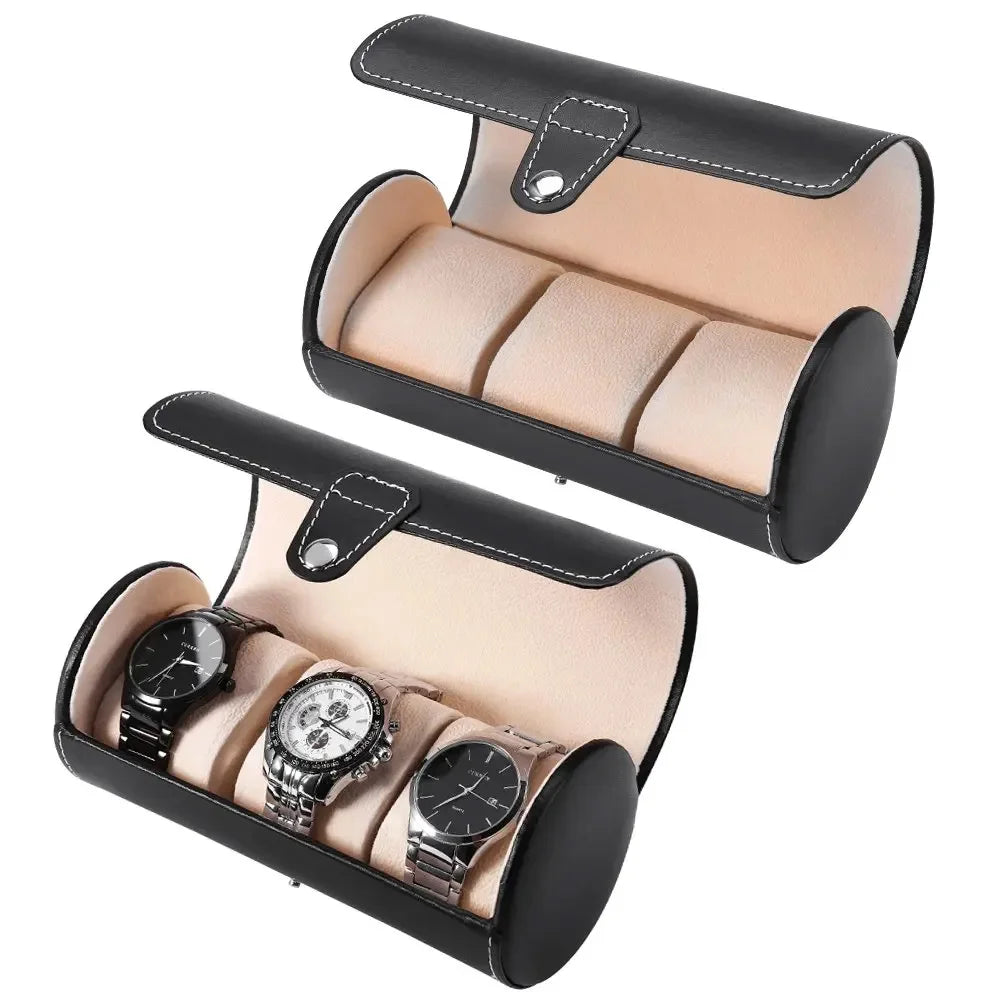 Watch Travel Case, Vegan Leather